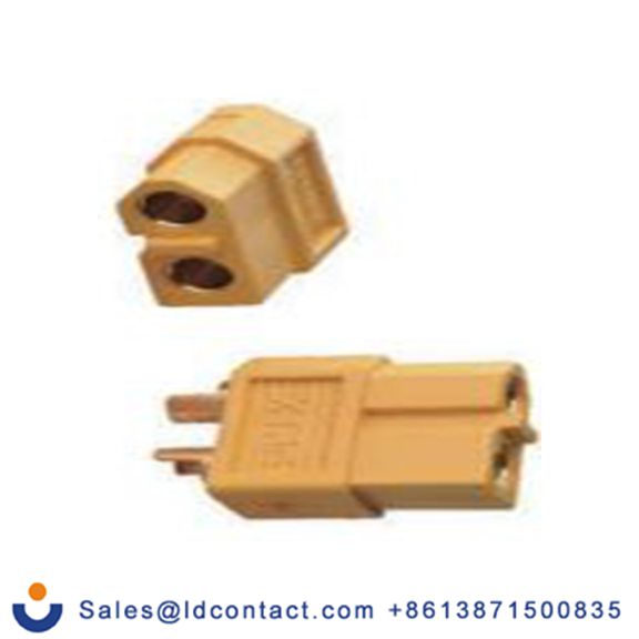 RS PRO,180-5360,紧凑型电源连接器, 2, 500 V dc, 电缆安装 60A, 聚酰胺外壳 XT60系列