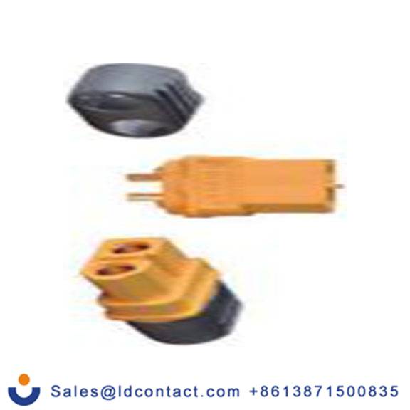 RS PRO,180-5366,背板连接器, 2, 500 V dc, 电缆安装 30A, 聚酰胺外壳 XT60系列