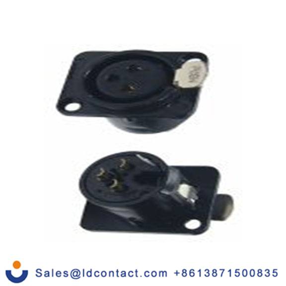 RS PRO,187-3811,3芯 XLR 连接器, 面板安装 母插, 1.4 kV