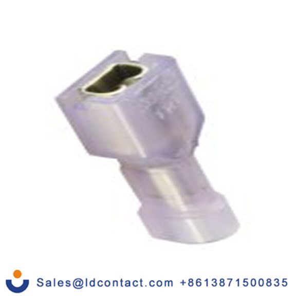 RS PRO,205-5274,绝缘 压接端子 母插, 0.5 x 2.8 mm接片, 紫色 插簧端子, 尼龙绝缘, 镀锡 26 AWG 黄铜触点, 最大线规22 AWG 系列