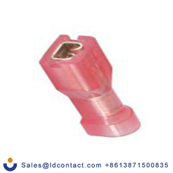 RS PRO,205-5275,绝缘 压接端子 母插, 0.8 x 2.8 mm接片, 红色 插簧端子, 尼龙绝缘, 镀锡 22 AWG 黄铜触点, 最大线规18 AWG 系列