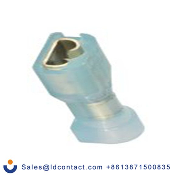 RS PRO,205-5281,绝缘 压接端子 母插, 0.8 x 4.75 mm接片, 蓝色 插簧端子, 尼龙绝缘, 镀锡 16 AWG 黄铜触点, 最大线规14 AWG 系列