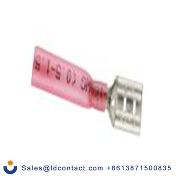 RS PRO,205-5286,绝缘 压接端子 母插, 0.8 x 6.35 mm接片, 红色 插簧端子, 高密度聚乙烯绝缘, 镀锡 22 AWG 黄铜触点, 最大线规16 AWG 系列