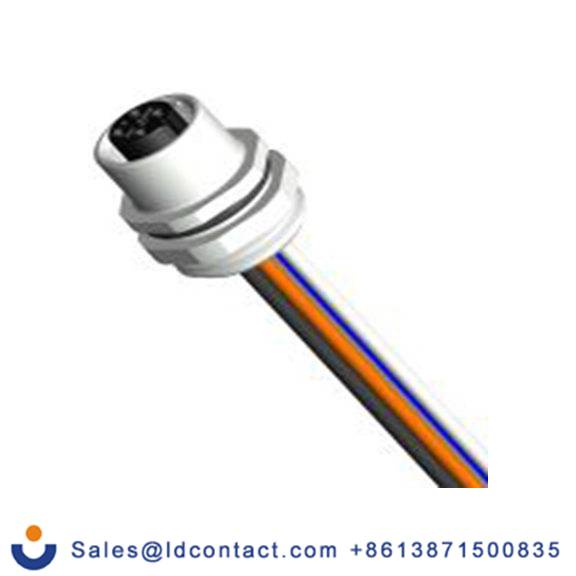 RS PRO,205-5976,M12 圆形连接器 插座, 4芯, 正面安装, 母插芯, 250.0 V, IP40, CPF12系列