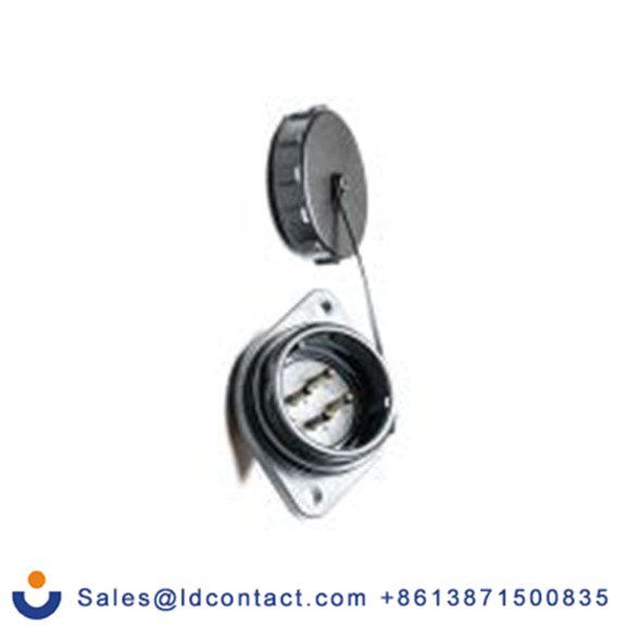 RS PRO,206-5233,圆形连接器 插座, 4芯, 法兰安装, 公芯, 500 V, IP68, SP29系列