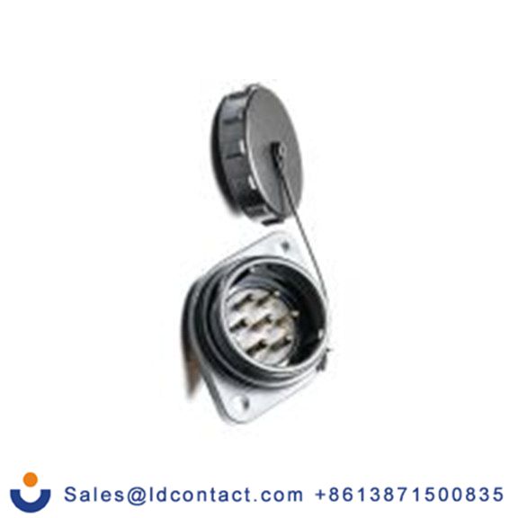 RS PRO,206-5236,圆形连接器 插座, 7芯, 法兰安装, 公芯, 500 V, IP68, SP29系列