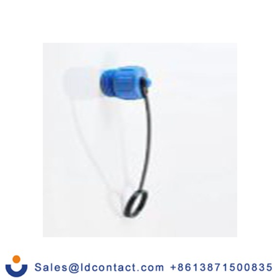 RS PRO,207-0635,圆形连接器防尘盖, 黑色 黑色, IP68 SP13系列