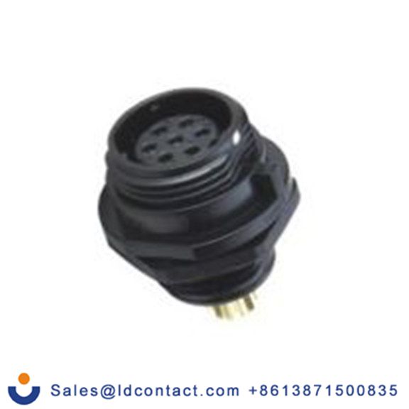 RS PRO,207-0643,圆形连接器 插座, 6芯, 正面安装, 公芯, 125 V, IP68, SP13系列