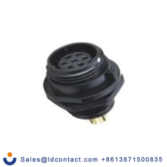 RS PRO,207-0644,圆形连接器 插座, 7芯, 正面安装, 公芯, 125 V, IP68, SP13系列