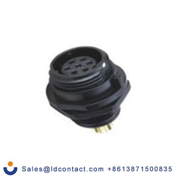 RS PRO,207-0645,圆形连接器 插座, 9芯, 正面安装, 公芯, 125 V, IP68, SP13系列