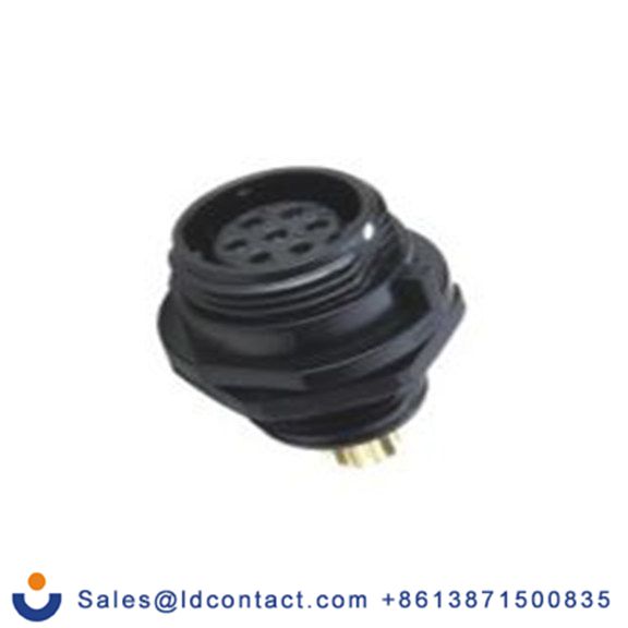 RS PRO,207-0646,圆形连接器 插座, 6芯, 正面安装, 母插芯, 125 V, IP68, SP13系列