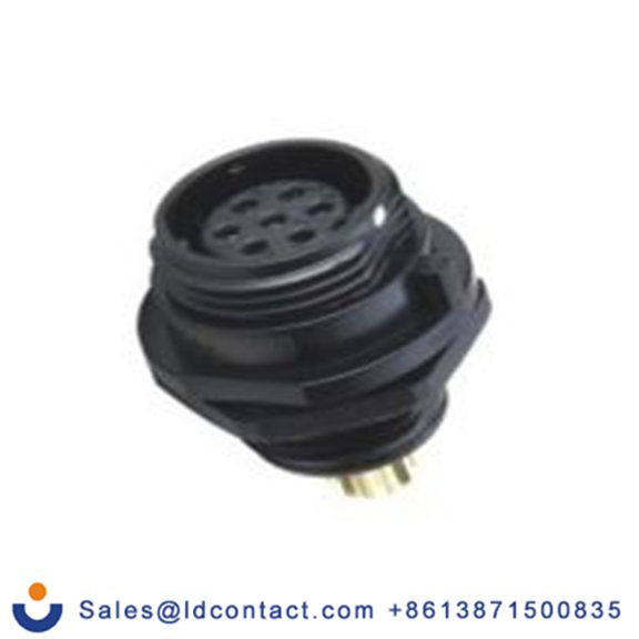 RS PRO,207-0648,圆形连接器 插座, 9芯, 正面安装, 母插芯, 125 V, IP68, SP13系列