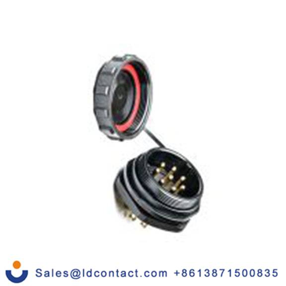 RS PRO,207-0768,圆形连接器 插座, 8芯, 后面安装, 公芯, 500 V, IP68, SP29系列