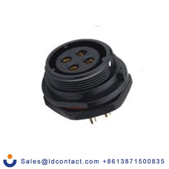 RS PRO,207-2218,Standard 圆形连接器 插座, 4芯, 正面安装, 母插芯, 500 V, IP68, SP21系列