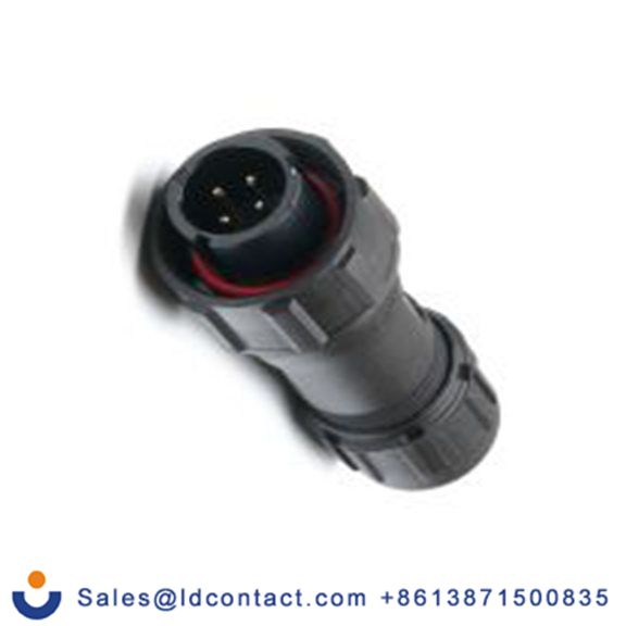 RS PRO,207-2250,Standard 圆形连接器 插头, 4芯, 电缆安装, 公芯, 200 V, IP40, SY13系列