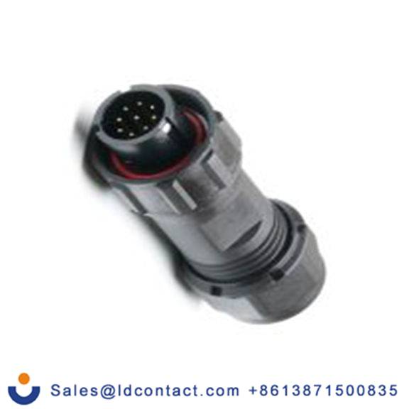 RS PRO,207-2258,Standard 圆形连接器 插头, 9芯, 电缆安装, 公芯, 125 V, IP40, SY13系列