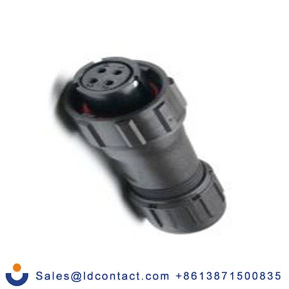 RS PRO,207-2262,Standard 圆形连接器 插头, 4芯, 电缆安装, 母插芯, 200 V, IP40, SY13系列