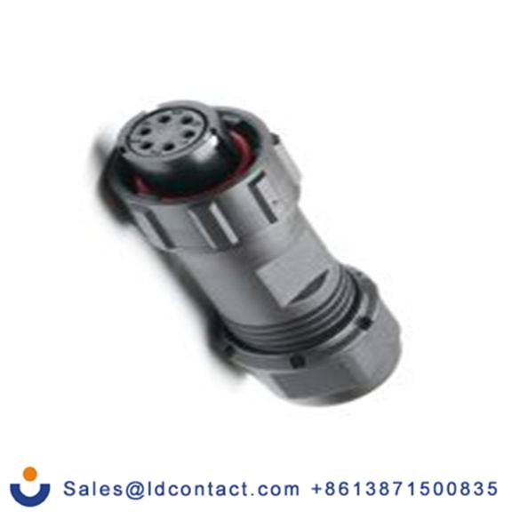 RS PRO,207-2264,Standard 圆形连接器 插头, 6芯, 电缆安装, 母插芯, 125 V, IP40, SY13系列