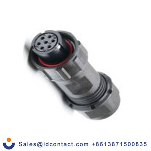 RS PRO,207-2265,Standard 圆形连接器 插头, 7芯, 电缆安装, 母插芯, 125 V, IP40, SY13系列