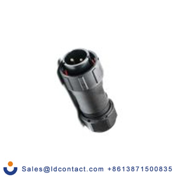 RS PRO,207-2303,Standard 圆形连接器 插头, 2芯, 电缆安装, 公芯, 500 V, IP40, SY21系列