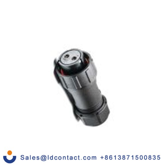 RS PRO,207-2324,Standard 圆形连接器 插头, 2芯, 电缆安装, 母插芯, 500 V, IP40, SY21系列