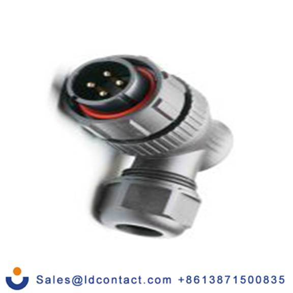 RS PRO,207-2412,Standard 圆形连接器 插头, 4芯, 电缆安装, 公芯, 500 V, IP40, SY21系列