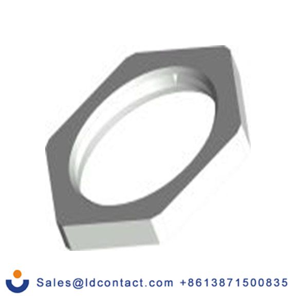 RS PRO,208-0527,固定螺纹 m20x1.5 六角螺母 母插, 黄铜制, 白色, BRNM系列