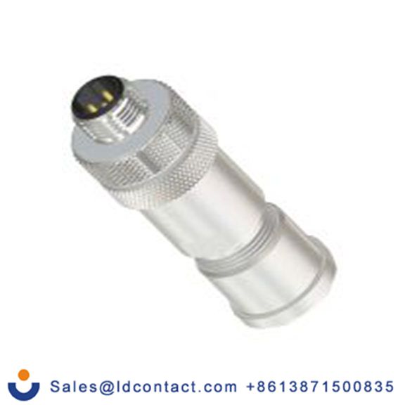 RS PRO,208-0564,M12 圆形连接器 插座, 4芯, 电缆安装, 公芯, 250.0 V, IP40, CNM12系列