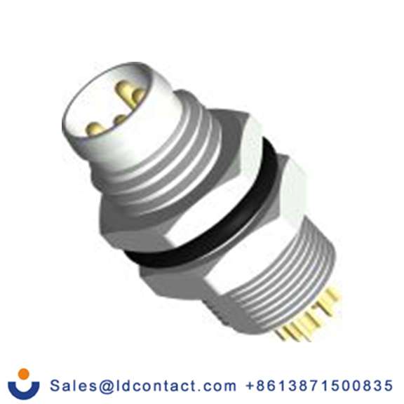 RS PRO,208-0588,M8 圆形连接器 插头, 4芯, 面板安装, 母插芯, 30.0 V, IP40, CPM08系列