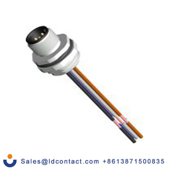 RS PRO,208-0592,M12 圆形连接器 插头, 4芯, 正面安装, 公芯, 250.0 V, IP40, CPM12系列