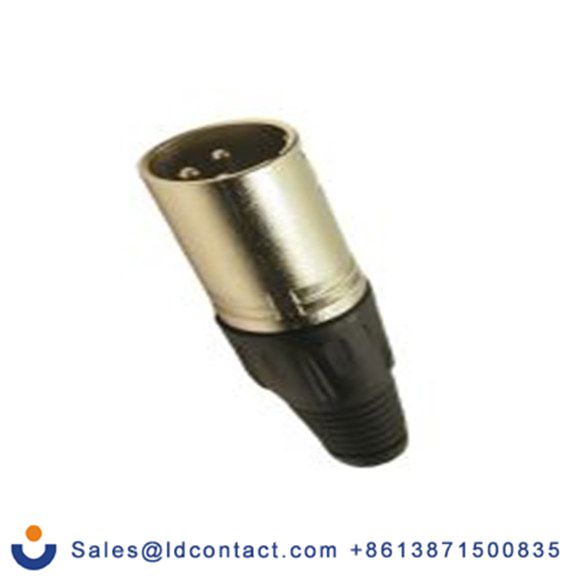 RS PRO,208-0606,3芯 XLR 连接器, 电缆安装 公 直向, 镀银色芯