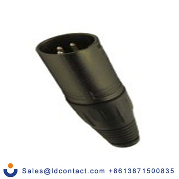 RS PRO,208-0614,四芯 XLR 连接器, 电缆安装 公 直向, 镀银色芯