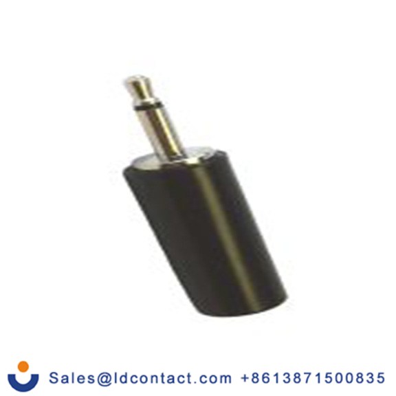 RS PRO,208-0621,2.5mm, 电缆安装 单声道 公 2, 插孔 500mA 直向, 黄铜触芯, 黑色