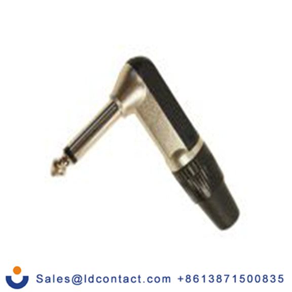 RS PRO,208-0623,6.35mm, 电缆安装 单声道 公 2, 插孔 直角, 黄铜触芯