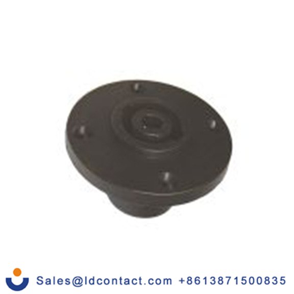 RS PRO,208-0631,音箱连接器, 镀银色 直向, 黄铜触芯, 4路 母插, 面板安装 20A, 黑色 推入