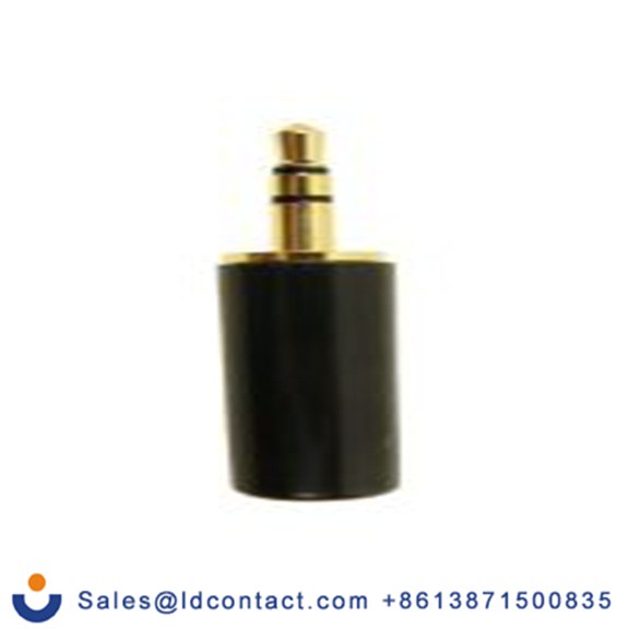 RS PRO,208-0634,3.5mm, 电缆安装 立体声 公 3, 插孔 1A 直向, 黄铜触芯, 黑色