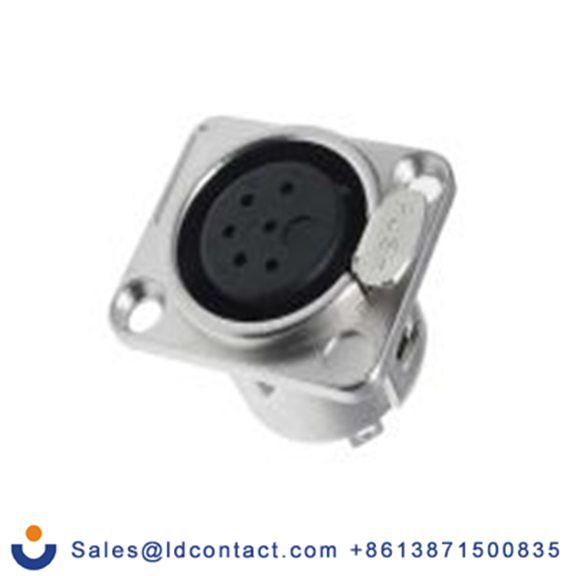 RS PRO,208-5183,6芯 XLR 连接器, 面板安装 母插, 50 V 直向, 镀镍芯