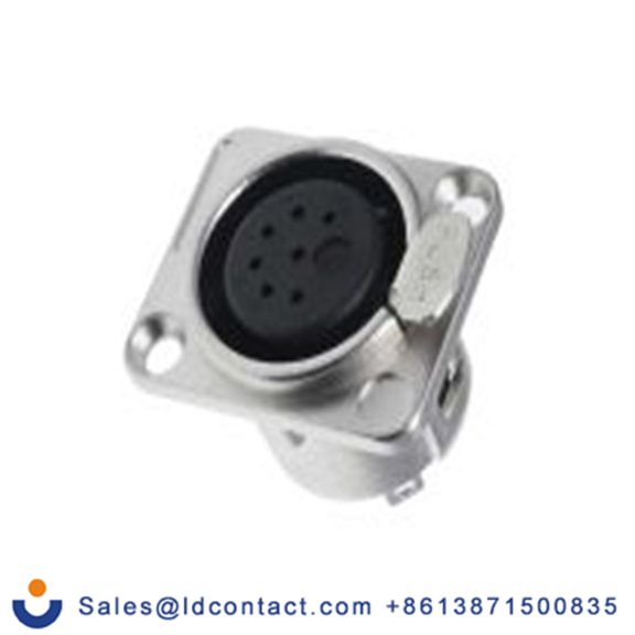 RS PRO,208-5184,7芯 XLR 连接器, 面板安装 母插, 50 V 直向, 镀镍芯