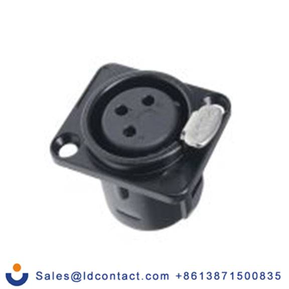 RS PRO,208-5185,3芯 XLR 连接器, 面板安装 母插, 50 V 直向, 镀银色芯