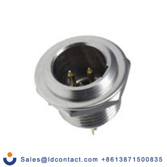 RS PRO,208-5186,3芯 XLR 连接器, 面板安装 公, 50 V 直向, 镀金色芯