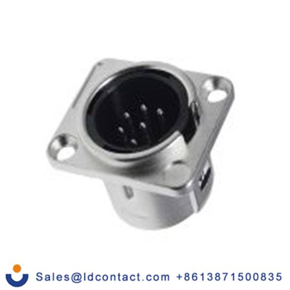 RS PRO,208-5187,6芯 XLR 连接器, 面板安装 公, 50 V 直向, 镀银色芯