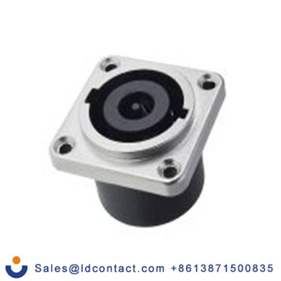 RS PRO,208-5190,音箱连接器, 镀银色 直向, 8路 公, 面板安装 30A, 银色, 黑色 焊接