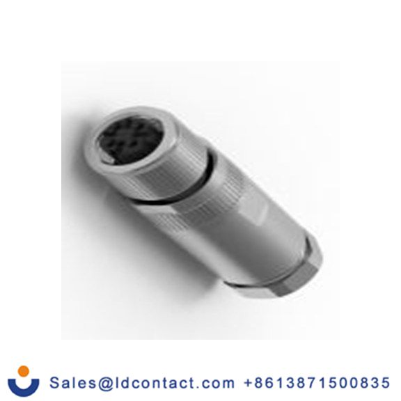 RS PRO,210-0236,DIN 连接器, M12, 4触芯, 电缆安装, 直向 4A WPD1204JANY系列, 250 V IP40 母插