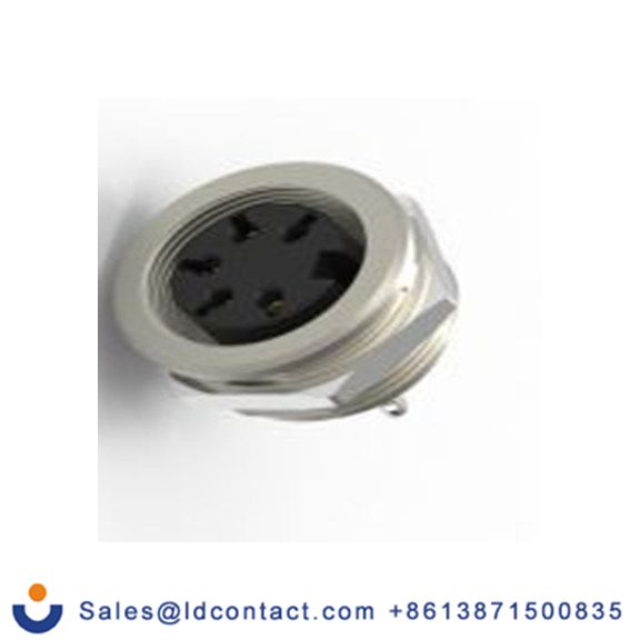 RS PRO,210-0255,DIN 连接器, Standard, 5触芯, 面板安装, 直向 5A YE-1605BNY系列, 250 V IP40 母插