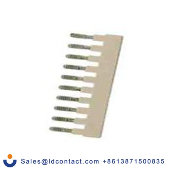 RS PRO,212-5491,跳线, 10路 公, 镀锡触点, 6.1 mm节距, 1行, 米色 系列