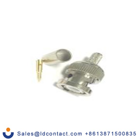 RS PRO,213-8227,BNC 连接器 公, 50 Ω, 电缆安装, 直向, 用于RG58线 BNC系列 焊接