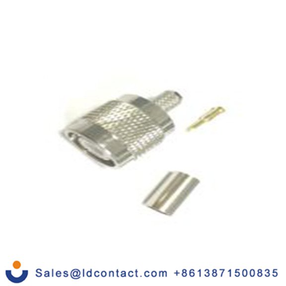 RS PRO,213-8230,TNC 连接器 公, 50 Ω, 电缆安装, 直向, 用于RG58线 TNC系列 焊接