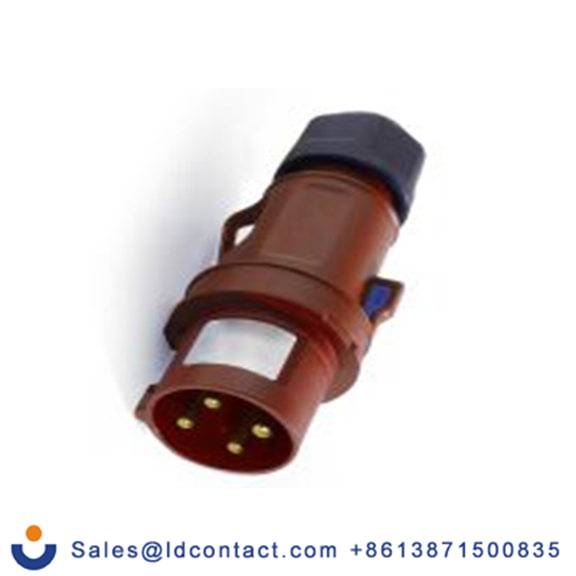 RS PRO,214-4084,16A工业连接器插头, 3P + E, 380 → 415 v, 电缆安装, IP44, 红色