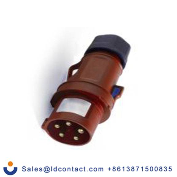 RS PRO,214-4085,16A工业连接器插头, 3P + N + E, 380 → 415 v, 电缆安装, IP44, 红色