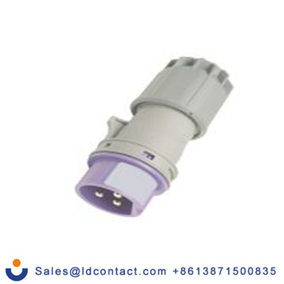 RS PRO,214-4093,16A工业连接器插头, 3P, 20 → 25 v, 电缆安装, IP44, 紫色